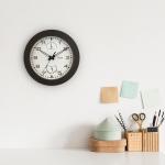La Crosse 10-Inch Indoor/Outdoor Brown Wall Clock