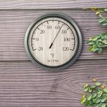 8" La Crosse Round Indoor/Outdoor Thermometer
