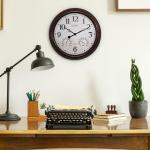 La Crosse Technology Wall Clock with Thermometer & Hygrometer