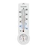 La Crosse 8.75" Indoor/Outdoor Thermometer and Hygrometer