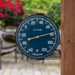 La Crosse 5.5" Indoor/Outdoor Thermometer with Bracket