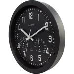 La Crosse 12" Black Analog Clock with Temp & Humidity