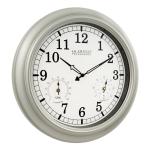 La Crosse 18-Inch Quartz Wall Clock with Thermometer