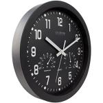 La Crosse 12" Black Analog Clock with Temp & Humidity