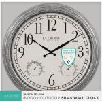 La Crosse 14-Inch Indoor/Outdoor Wall Clock