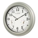 La Crosse 18-Inch Quartz Wall Clock with Thermometer