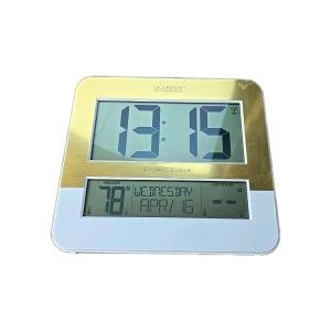 La Crosse Digital Atomic Wall Clock with Temperature