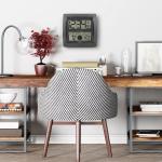 Atomic Curved Digital Wall Clock by La Crosse