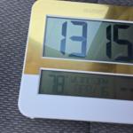 La Crosse Digital Atomic Wall Clock with Temperature