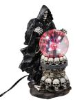 Gothic Grim Reaper Plasma Ball Lamp Decor