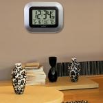La Crosse Atomic Digital Wall Clock with Temperature