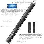 USB Rechargeable Windproof Electric Plasma Lighter