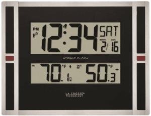 La Crosse Atomic Time Digital Wall Clock