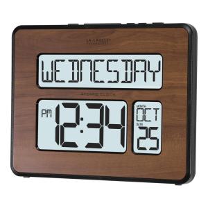 Atomic Large Digital Calendar Clock by La Crosse