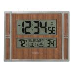 Atomic Digital Wall Clock with Temp Display