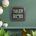 Atomic Curved Digital Wall Clock by La Crosse