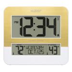 La Crosse Atomic Digital Wall Clock with Temperature