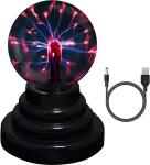 Electric Plasma Ball Lamp with Lightning Effects