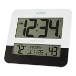 Atomic Digital Wall Clock with Outdoor Sensor
