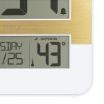 La Crosse Atomic Digital Wall Clock with Temperature