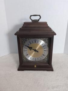 Walnut-Housed Hermle Quartz Movement Clock