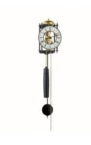 Hermle Ravensburg Skeleton Wall Clock in Wrought Iron