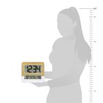 La Crosse Atomic Digital Wall Clock with Temperature