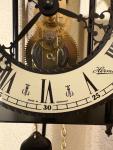 Hermle Ravensburg Skeleton Wall Clock in Wrought Iron