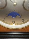 HERMLE Quartz Mantel Clock with Moon Phase