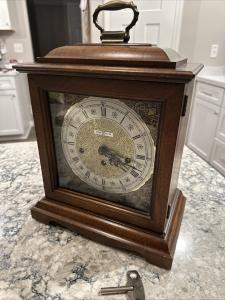 Howard Miller Wood Mantle Clock by Hermle
