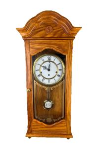 Franz Hermle 8 Bell Oak Wall Clock