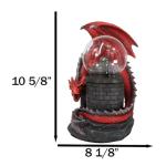 Dungeons & Dragons Fire Dragon Castle Lamp Statues