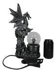 Saurian Smaug Dragon Lamp with Flashing Plasma Ball