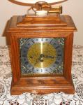 Ridgeway Hermle Westminster Chime Oak Mantel Clock