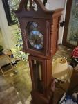 Cherry Wood Emperor Grandfather Clock with Manual