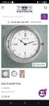 German-made Port Hole Clock by Franz Hermle & Sohn