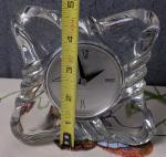 Mikasa Crystal Desk Clock with Quartz Movement