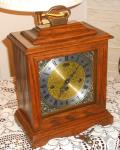 Ridgeway Hermle Westminster Chime Oak Mantel Clock