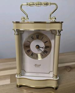 Battery-Operated Vintage HERMLE Carriage Clock