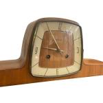 Vintage Hermle Mantel Clock with Walnut Case