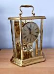 Hexagon Carriage Pendulum Clock - Vintage Style