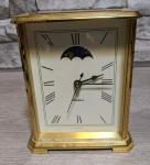 Vintage Chelsea Moon Phase Brass Desk Clock