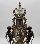 Vintage Hermle Clock with Italian Marble Base