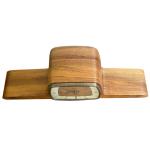 Vintage Hermle Mantel Clock with Walnut Case