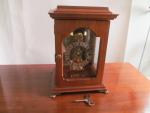 Hermle Skeleton Mantle Clock with Key and Chime
