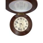 Vintage New England Round Wall Clock with Hermle Movement