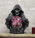Gothic Grim Reaper Skeleton Lamp with Plasma Ball