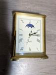 Vintage Chelsea Moon Phase Brass Desk Clock