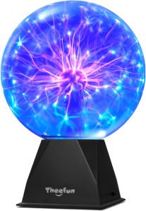 Theefun 8 Inch Touch Sensitive Plasma Ball