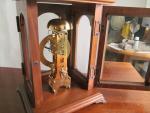 Hermle Skeleton Mantle Clock with Key and Chime